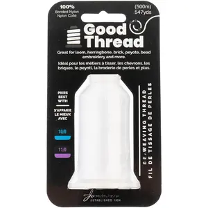 Good Thread 500m Spool White Bonded Nylon Thread | ing Thread for  Making | Durable Nylon Thread for Craft Projects |  Weaving Thread |  Making Thread