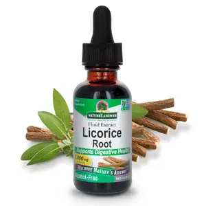 Nature's Answer Alcohol-Free Licorice Root 1-Fluid Ounce Extract - Herbal Supplement for Digestive Health - Non-GMO Gluten-Free Edible Liquid - 2000mg per 2ml Serving - Healthcare