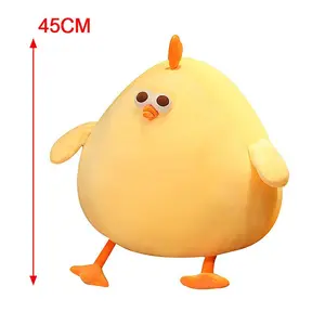 25/45CM  Yellow Chick Doll Soft Stuffed Animal Chicken Plush Toys Pillow Comfort Cushion Gift For Children Home Decor