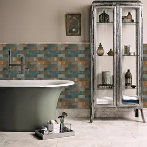 PVC Wall Stickers Peel & Stick, Instant Results, Waterproof Design, Universal Application, Patchwork Style, Enhance Any Room