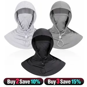 3 Pack Cooling Balaclava - Breathable UV Protection Hood & Face Cover for Fishing, Cycling & Outdoor Adventure