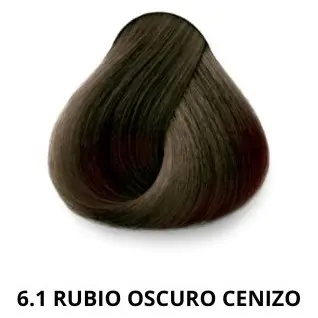6.1 Rubio Oscuro Cenizo