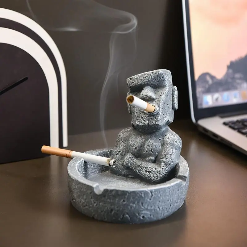 creative cigarette ashtray Ceramic with Lip Style Fashion Home Decorations Pink indoor or outdoor Cigarette Ashtray - White
