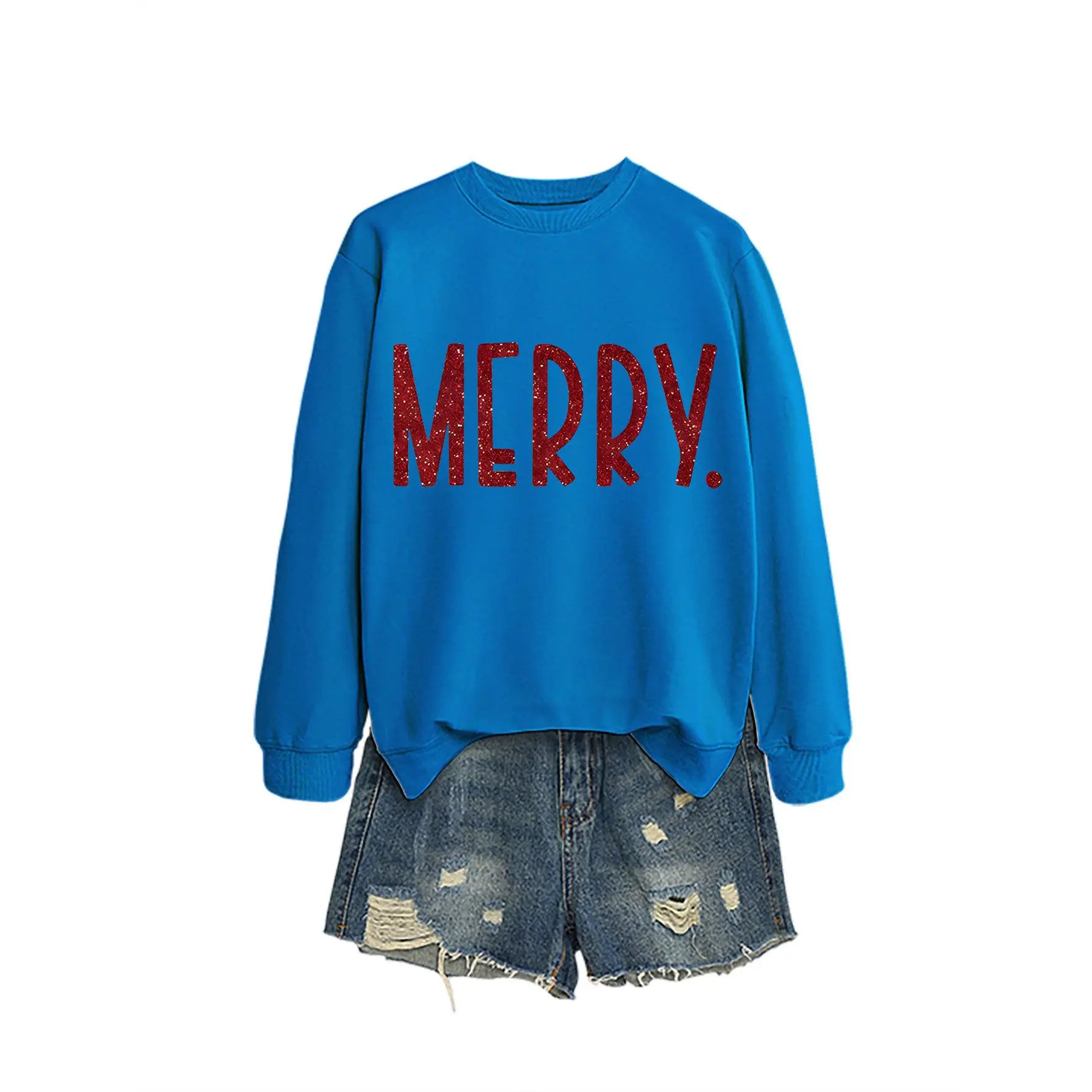 Lake blue hoodie (color picture)