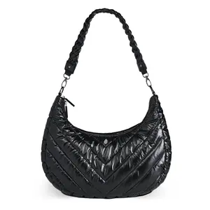 Black Pearl Half Moon HydroHobo® Bag- bottle included