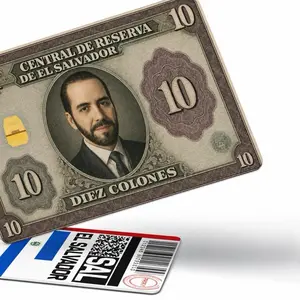 El Salvador Bukele and more ColonesThemed Stickers. The Ultimate Rectangle Sticker for Anywhere & Anything | Waterproof Vinyl | Clean Minimal Tech Aesthetic | Perfect for Laptops, Phones & Everyday Use