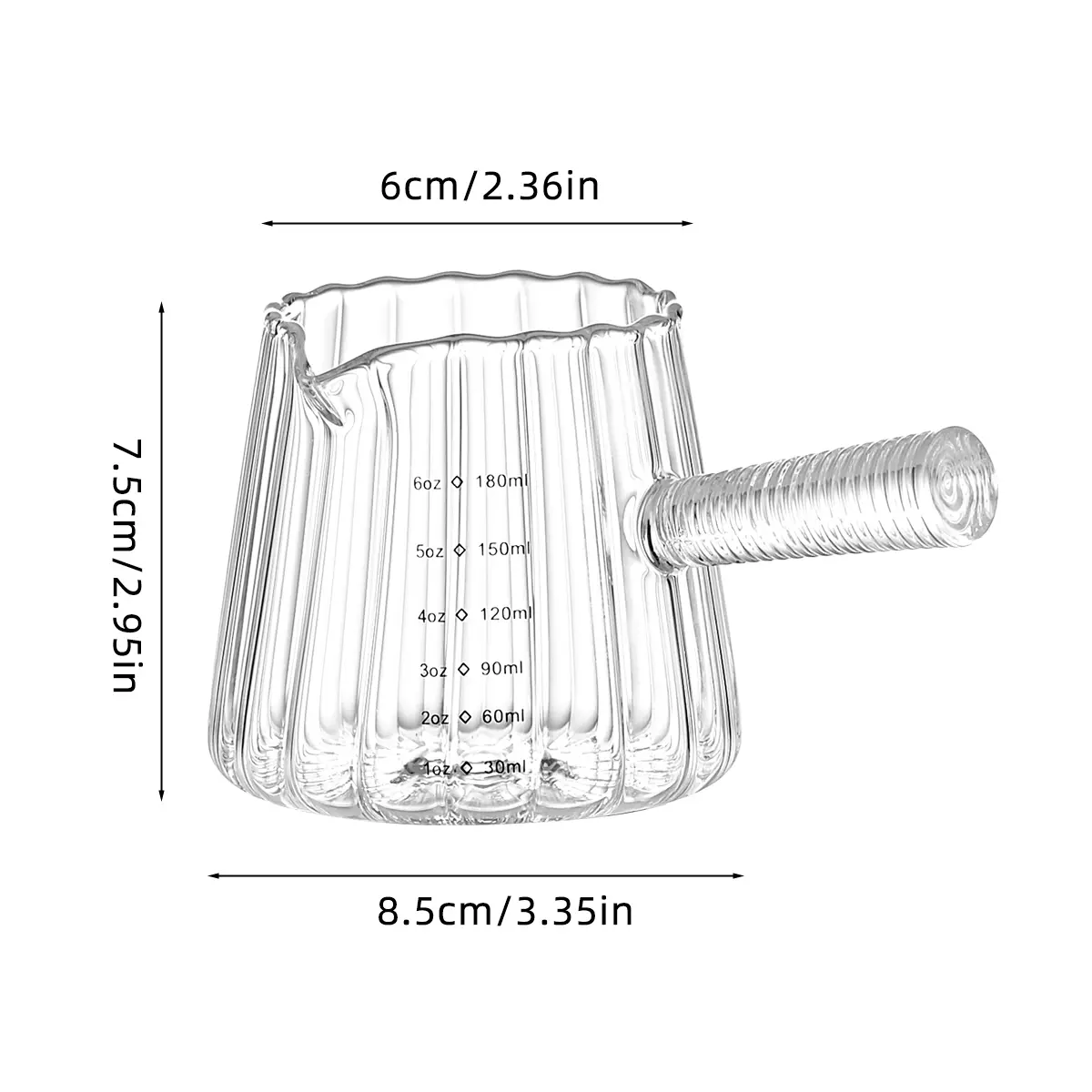 All-glass handle -1pcs