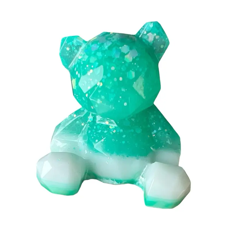 Resin Teddy-Bear Statue, Cute Desktop Decoration for Kids' Room