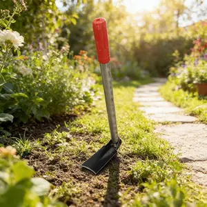 Steel Handle Garden Hoe Tool, Ideal for Planting and Weeding, Suitable for Vegetable Gardens and Gardens