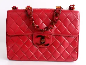 Pre-owned CHANEL Leather Crossbody Bags Flap Bag Tortoise Shell Cross Body Bag