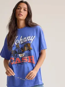 Altar'd State Johnny Cash Oversize Women's Tee