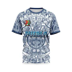 Liga MX Club Puebla | Personalized Name & Number With Aztec Sun Symbol V0122