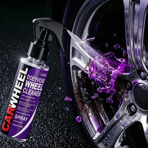 Wheel and Rim Cleaner Brake Dust Remover 100ML, Effective Tire Cleaning Solution, Removes Dirt & Debris, Essential Auto Maintenance Tool