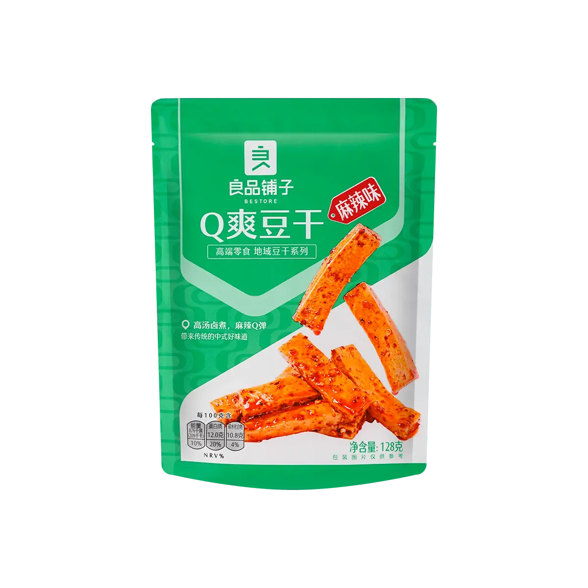 BESTORE Q Shuang Dried Tofu Spicy Flavor 128g BESTORE Q Shuang Dried Tofu Spicy Flavor 128g