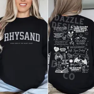 2 Sides, Velaris Officially Licensed ACOTAR Shirt Velaris City Of Starlight The Night Court Sweatshirt Court Rhysand Illyrians Rhysand Cassian