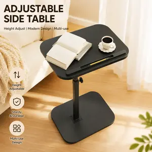 Adjustable Laptop Side Table | Portable Work Desk for Sofa, Bed, Home Office & Living Room