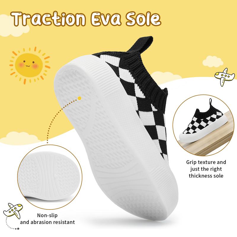 Toddler Sneakers Baby Shoes Boy Girl Walking Shoes Infant Loafers Lightweight Cozy Baby Slippers for 6 9 12 18 24 36 months Footwear for Little Kids Prewalker Outdoor Indoor Adorable Shoes for 0 1 2 3 yrs old