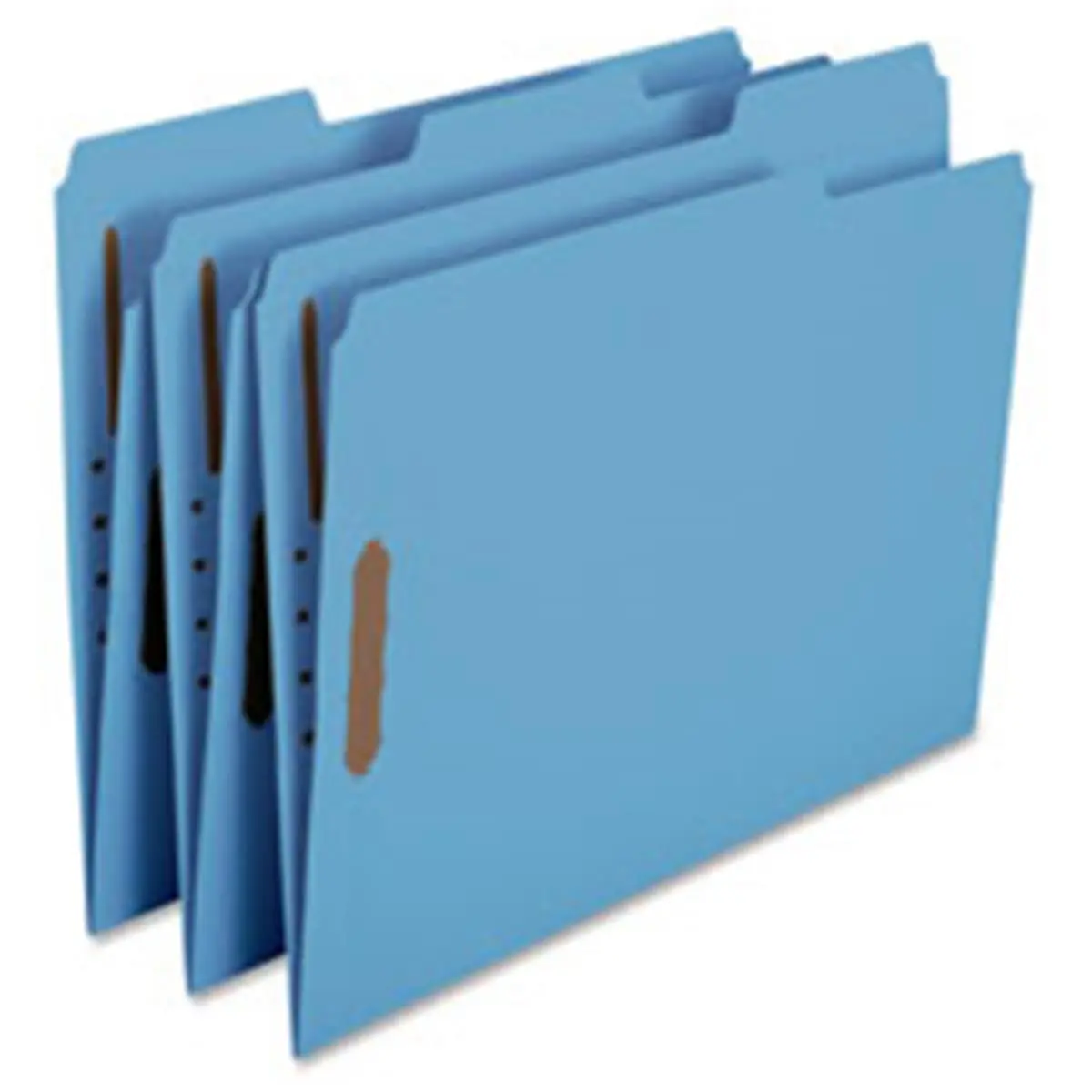Smead SMD12840 Durable Stationary Folders - White, 2 Prong Fasteners, 11 5/8" Width, 9 1/2" H, 11 Point Stock, 10% Post-Consumer Material, Filing Aid for Lawyers, Bankers