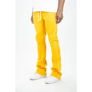 Rebel Stacked Flare Track pants Gold 470