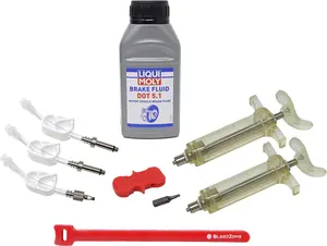 Pro Bleed Kit for SRAM Brakes Including Code Guide Level with DOT 5.1 Fluid