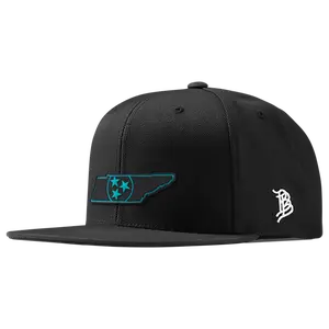 Tennessee Turquoise Essential Flat Snapback