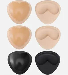 Bra Pad Inserts Sticky Bra Push Up Silicone Adhesive Breast Lift Padding