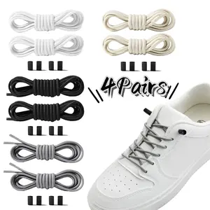 Elastic No-Tie Shoelaces – Tieless Shoe Strings for Adults, Kids, and Elderly