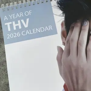 THV 2026 Wall Calendar, Kpop Gift For Army, New Year Calendar