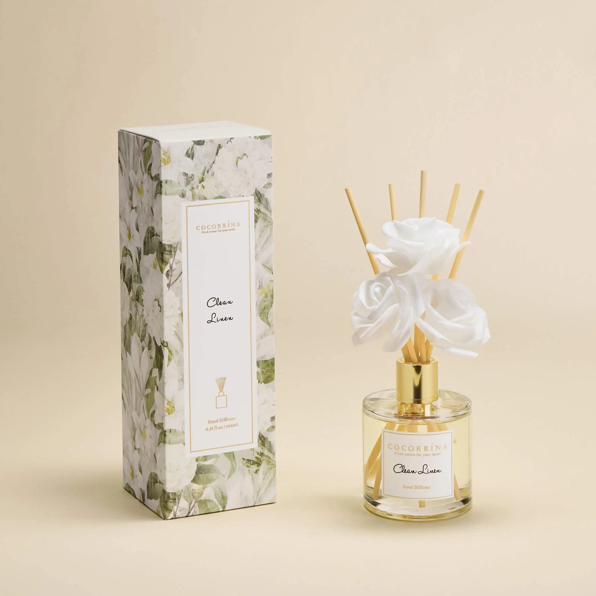COCORRÍNA Clean linen Reed Diffuser Set COCORRÍNA Clean linen Reed Diffuser Set