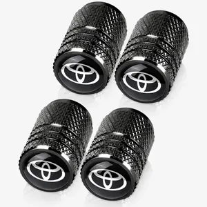 8PCS Aluminum Tire Stem Caps for Anodized Aluminum Tire Valve Cap Set, Corrosion Resistant, Universal Stem Covers for Cars Trucks Motorcycles SUVs and Bikes