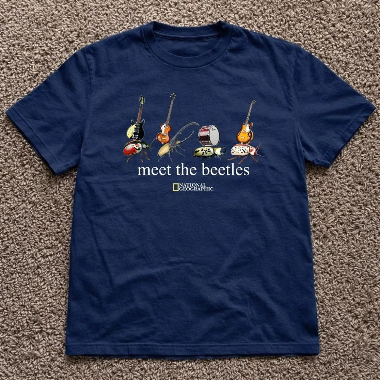 National Geographic Meet The Beetles cotton t-shirt