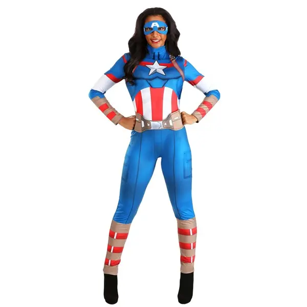 Women's Marvel Classic Captain America Costume