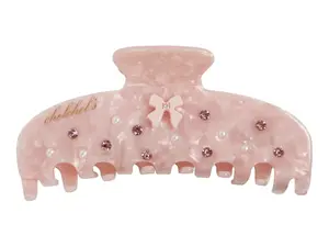 Chelchel's Big Clip in Pink is the New Pink - Handmade Cellulose Acetate Claw Clip