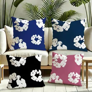 Tears D-Denim T-Tears Cushion Cover Plush Reversible Pillow Cover: Perfect for Car Rides, Sofa Lounging, Bedroom Relaxation & More A Thoughtful Gift for Loved Ones!