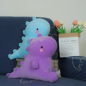 Cute Dinosaur Design Plush Toy, Squishy Dinosaur Doll, Soft Cartoon Animal Stuffed Toy, Dinosaur Teddy Bear, Cuddly Stuffed Animal For Kids Birthday Gift