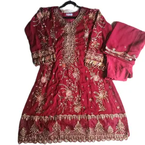 Chiffon three piece Traditional Dress