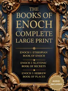 The Books of Enoch Complete: Large Print Edition (Annotated and Illustrated). The Full Collection with Enoch 1, 2, 3 and Audio Paperback – Large Print, January 25, 2025