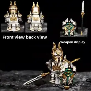 Medieval knights of the Round Table, Berserker visceral compatible bricks, puzzles, action figures, dolls, toys and gifts.