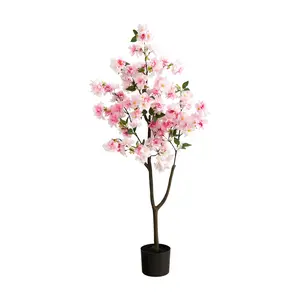 Nearly Natural 4' Cherry Blossom Artificial Tree Pink