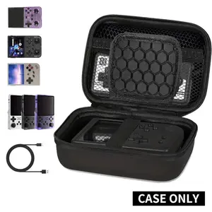 2025 New Durable Game Console Storage Bag for RG353V/RG35XX/RG353VS/X6/R36S/K36, Handheld Game Console Protective Organizer, Stylish & Portable Carrying Bag for Gaming Enthusiasts, Suitable for Outdoor Traveling Camping(Box Only)