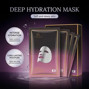 1 PC/3 Set Hydrating Mask Sheet Collagen, Moisturizing & Firming Skin Care, Natural Ingredients, Suitable for All Skin Types, Unisex Adult Use