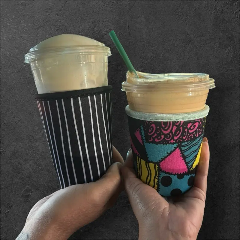 Iced coffee sleeves Drinkware Reusable