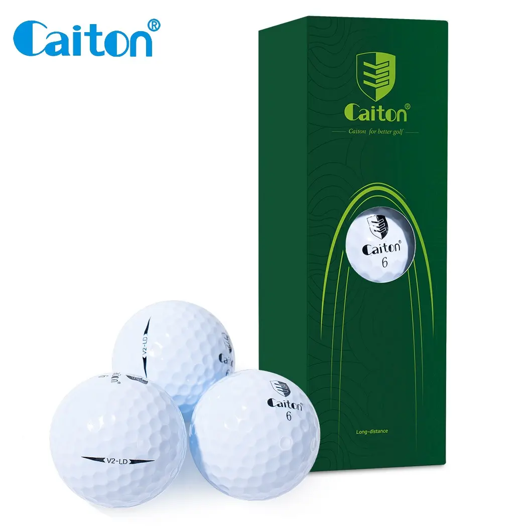 Caiton 6/3PCS Ultra-Long Distance Golf Balls, Golf Pack, featuring a double-layer structure design, high-elasticity core, and premium polyurethane material, offer a soft feel and are perfectly suited for both beginners and experienced golfers.