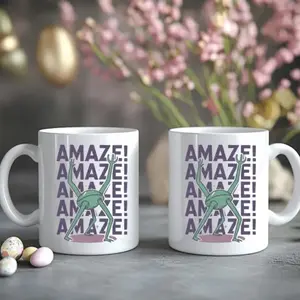 Rocky Amaze 11oz Mug, Funny Sci-Fi Coffee Cup, Space Book Lover Gift, Nerdy Reader Mug Inspired by Project Hail Mary