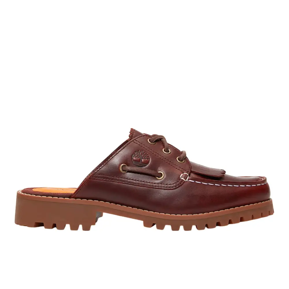 Timberland Womens Noreen Mule Shoe Flats Casual - Red