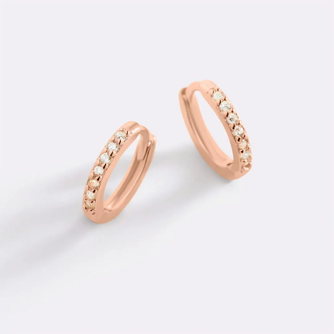 18k Rose Gold over Sterling Silver