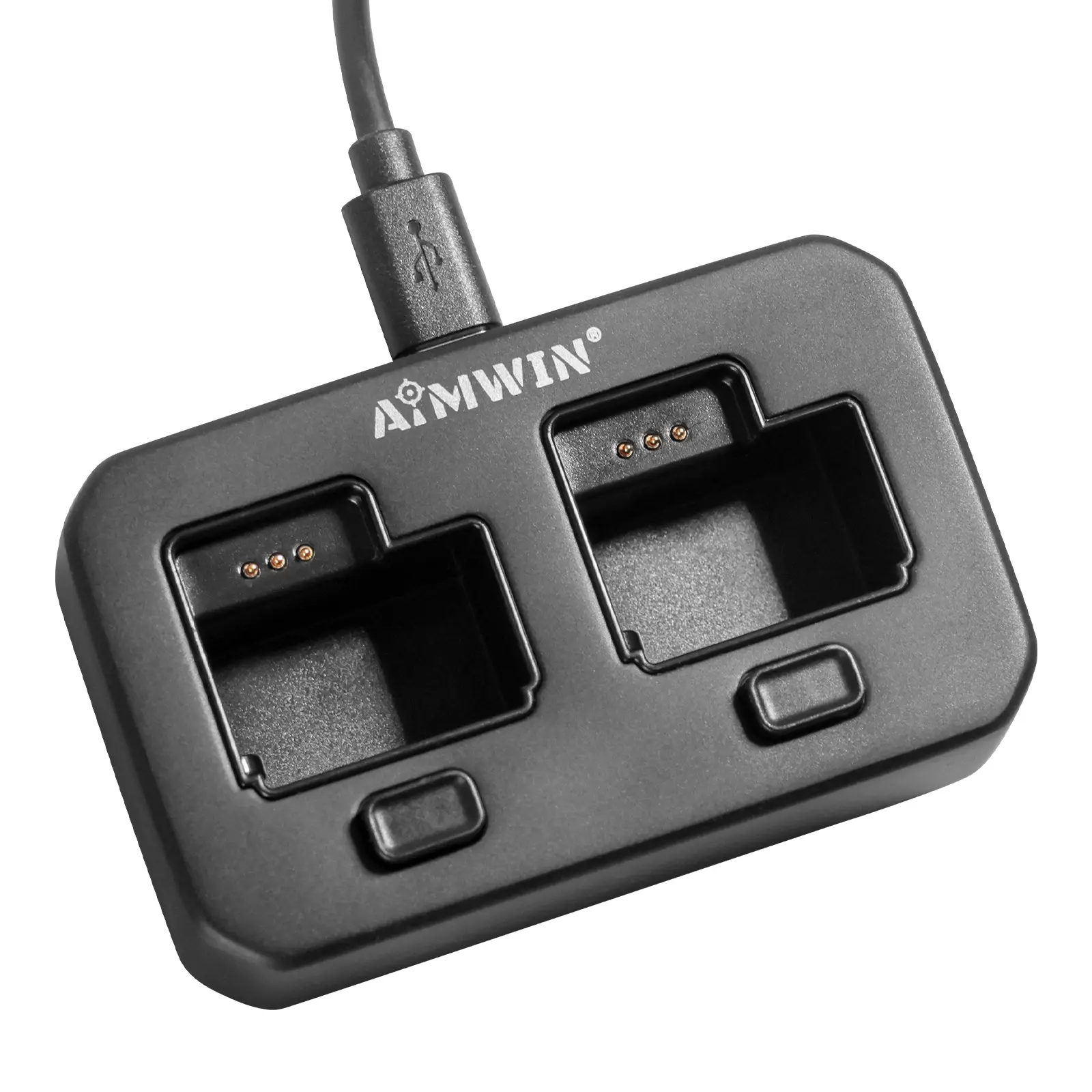 AIMWIN WLC500 Charger, Multifunctional Rechargeable Battery Outdoor Flashlight charger Set for Camping Hiking Emergency Compact, USB Rechargeable, USB-C Fast Chargeing
