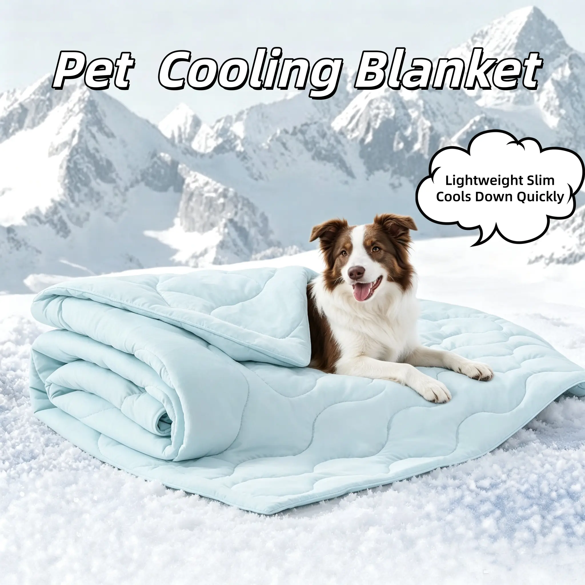 Pet Dog Cooling Blanket Iced Rug Summer Extra Large Durable Pad for Small Big Dogs and Cats Puppy Blanket Washable Accessories