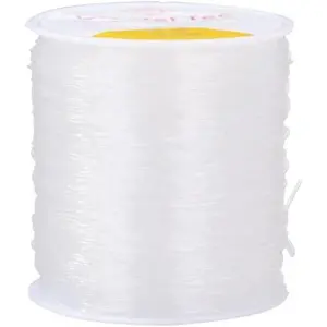 0.8mm Elastic Bracelet String Cord  Clear Stretch Beading Cords for Bracelet, Beading and  Making
