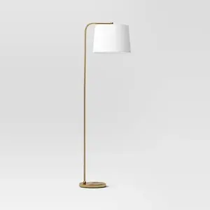62"x14" New Traditional Downbridge Floor Lamp Brass - Threshold